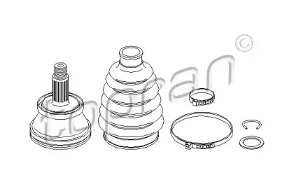Шарнирный комплект, приводной вал TOPRAN купить