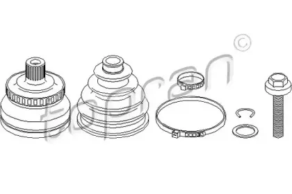 Шарнирный комплект, приводной вал TOPRAN купить