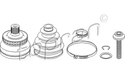 Шарнирный комплект, приводной вал TOPRAN купить