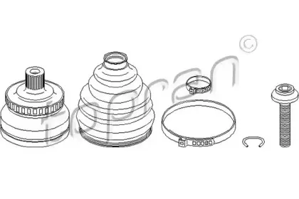 Шарнирный комплект, приводной вал TOPRAN купить