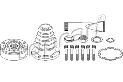 Шарнирный комплект, приводной вал TOPRAN купить