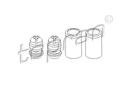 Пылезащитный комплект, амортизатор TOPRAN купить