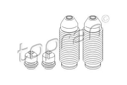 Пылезащитный комплект, амортизатор TOPRAN купить