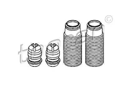 Пылезащитный комплект, амортизатор TOPRAN купить