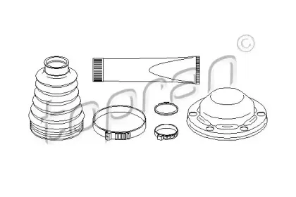 Комплект пылника, приводной вал TOPRAN купить