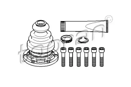 Комплект пылника, приводной вал TOPRAN купить