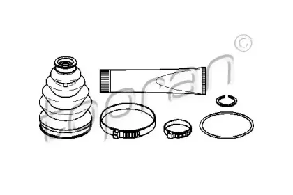 Комплект пылника, приводной вал TOPRAN купить