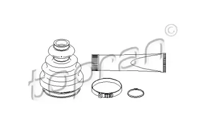 Комплект пылника, приводной вал TOPRAN купить