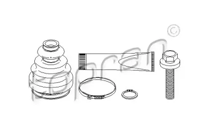 Комплект пылника, приводной вал TOPRAN купить