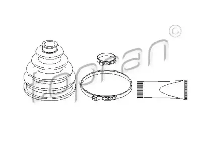 Комплект пылника, приводной вал TOPRAN купить