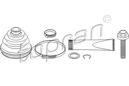 Комплект пылника, приводной вал TOPRAN купить