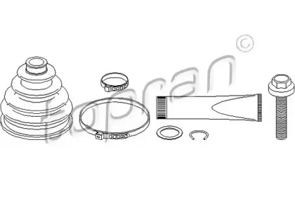 Комплект пылника, приводной вал TOPRAN купить