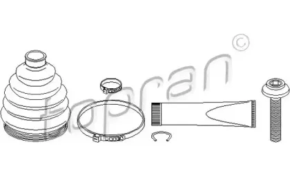 Комплект пылника, приводной вал TOPRAN купить