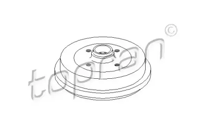 Тормозной барабан TOPRAN купить