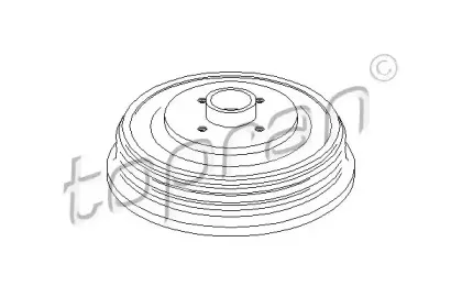 Тормозной барабан TOPRAN купить