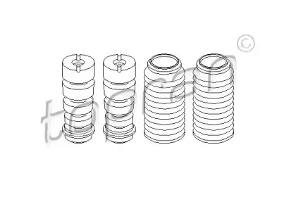Пылезащитный комплект, амортизатор TOPRAN купить