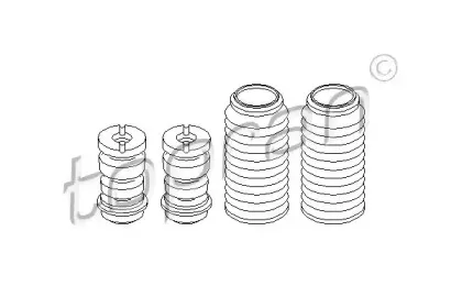 Пылезащитный комплект, амортизатор TOPRAN купить