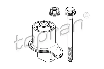 Комплект подшипника, балка моста TOPRAN купить