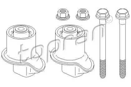 Комплект подшипника, балка моста TOPRAN купить