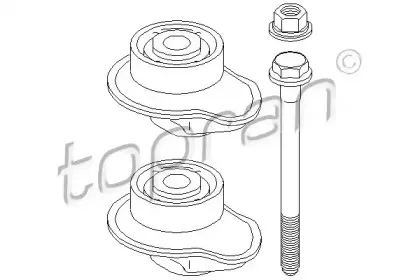 Комплект подшипника, балка моста TOPRAN купить