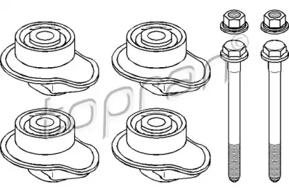 Комплект подшипника, балка моста TOPRAN купить
