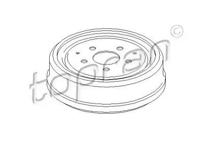 Тормозной барабан TOPRAN купить