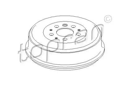 Тормозной барабан TOPRAN купить
