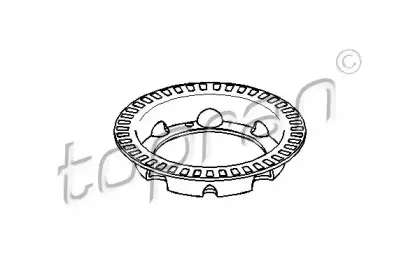 Зубчатый диск импульсного датчика, противобл. устр. TOPRAN купить