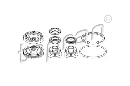 Ремкомплект, главный тормозной цилиндр TOPRAN купить