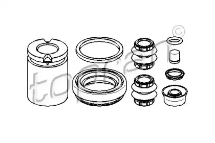 Ремкомплект, тормозной суппорт TOPRAN купить