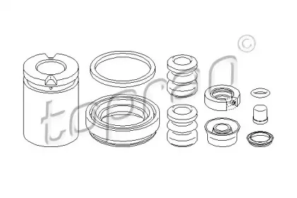Ремкомплект, тормозной суппорт TOPRAN купить