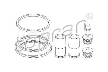 Ремкомплект, тормозной суппорт TOPRAN купить