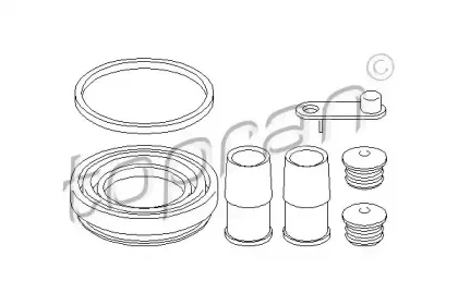 Ремкомплект, тормозной суппорт TOPRAN купить