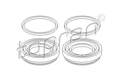 Ремкомплект, тормозной суппорт TOPRAN купить