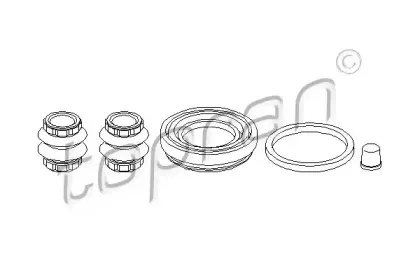 Ремкомплект, тормозной суппорт TOPRAN купить