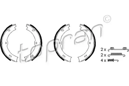 Комплект тормозных колодок, стояночная тормозная система TOPRAN купить