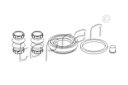 Ремкомплект, тормозной суппорт TOPRAN купить