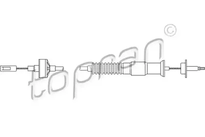 Трос, управление сцеплением TOPRAN купить