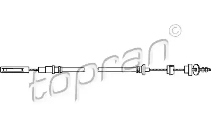 Трос, управление сцеплением TOPRAN купить
