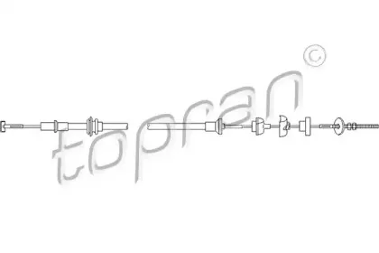 Трос, управление сцеплением TOPRAN купить