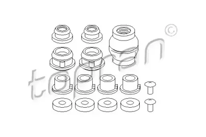 Ремкомплект (Важіль пеРемикання) TOPRAN купить
