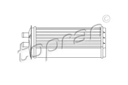 Теплообменник, отопление салона TOPRAN купить