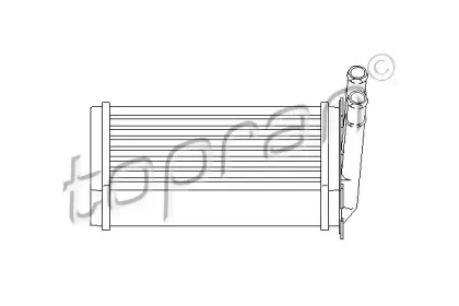 Теплообменник, отопление салона TOPRAN купить