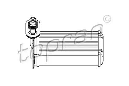 Теплообменник, отопление салона TOPRAN купить
