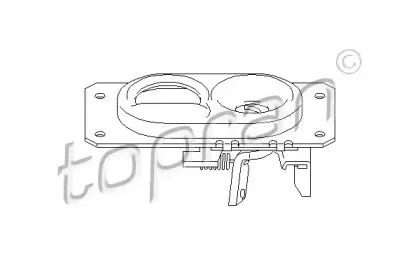 Замок капота TOPRAN купить