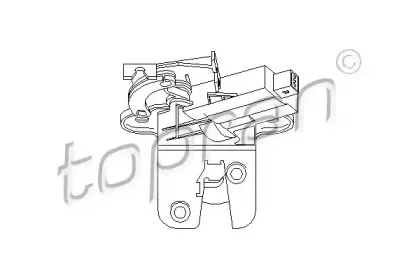 Замок задней двери TOPRAN купить