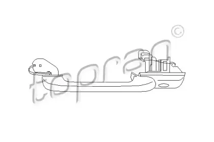 Ручка двери TOPRAN купить