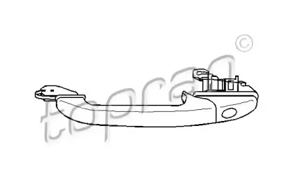 Ручка двери TOPRAN купить