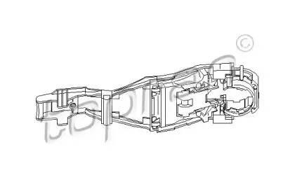 Ручка двери TOPRAN купить
