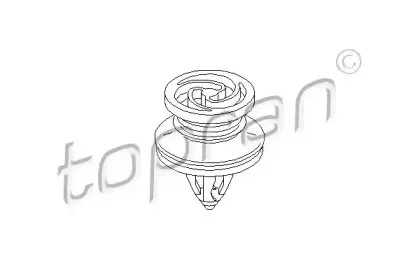 Зажим, молдинг / защитная накладка TOPRAN купить